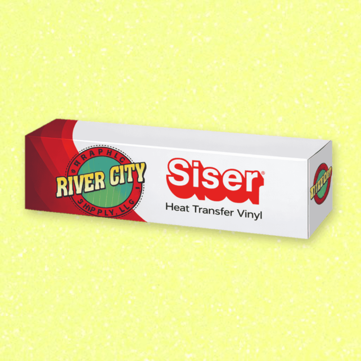 Siser 20 Neon Yellow Glitter Heat Transfer Vinyl