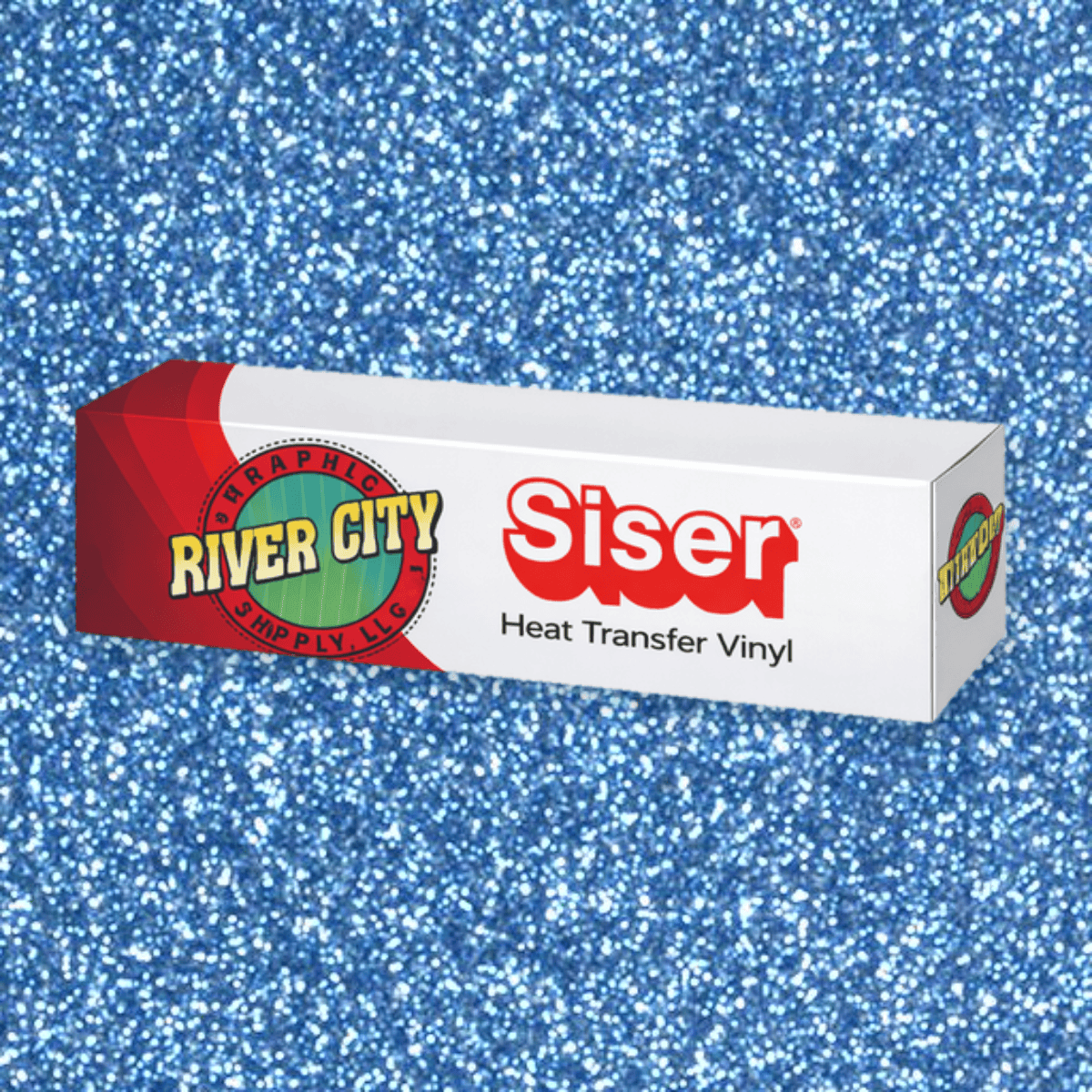 Siser 20 Old Blue Glitter Heat Transfer Vinyl