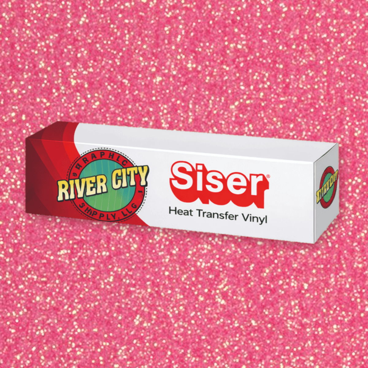 Siser 20 Rainbow Coral Glitter Heat Transfer Vinyl