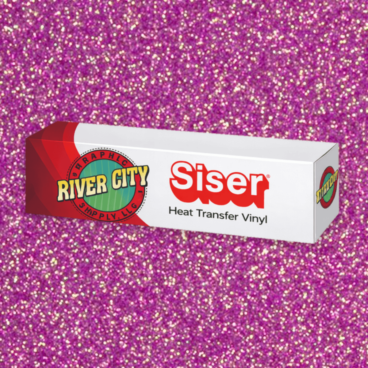 Siser 20 Rainbow Plum Glitter Heat Transfer Vinyl