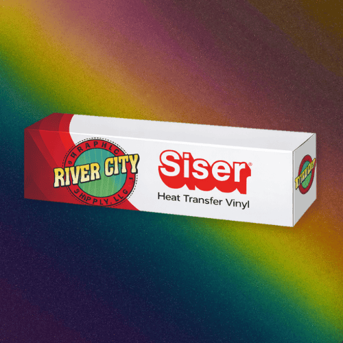 Siser EasyRelective Rainbow Black Heat transfer Vinyl