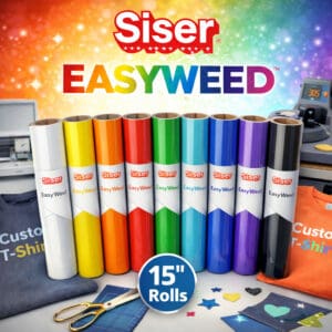 Siser EasyWeed 15” Heat Transfer Vinyl Rolls