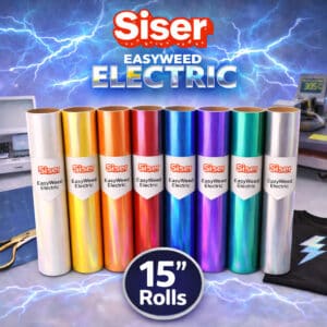 Siser EasyWeed Electric 15” Heat Transfer Vinyl Rolls