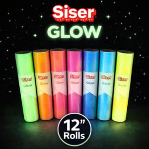 Siser Easy Glow 12” Heat Transfer Vinyl Rolls