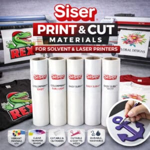 Siser Print & Cut Materials – For Large Format Solvent and Latex Printers