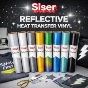 Siser Reflective Heat Transfer Vinyl for High-Visibility Apparel